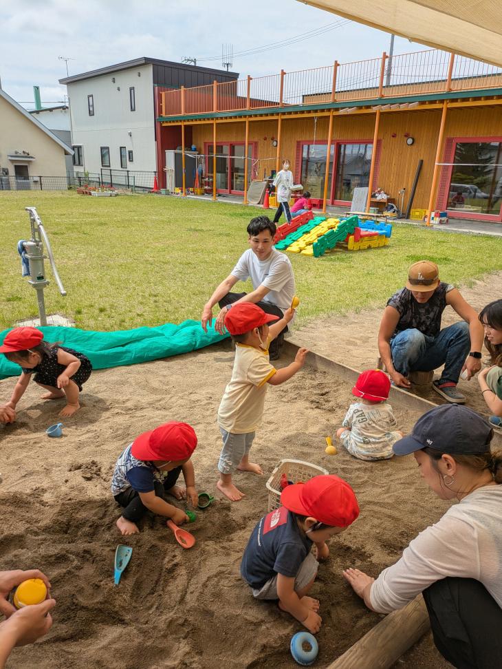 保育参加がありました♪（0・1歳児クラス）｜認定こども園 北見のぞみ幼稚園